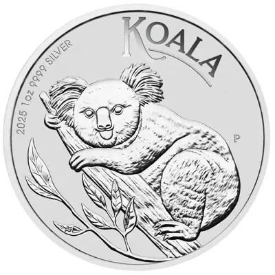 Снимка за обява „Австралия 2025 - 1 долар – Коала , 1 OZ – Сребърна монета , 1 унция"