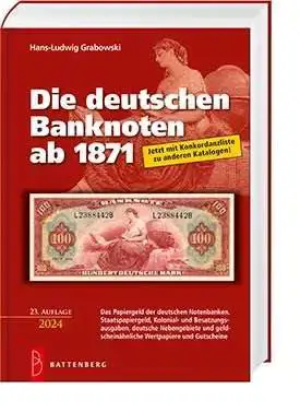 Снимка за обява „Каталог на германските банкноти от 1871 г. до днес - Battenberg Verlag"
