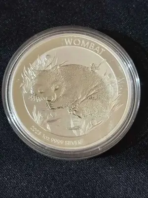 Снимка за обява „Австралия 2023 – 1 долар – Wombat 1 OZ"