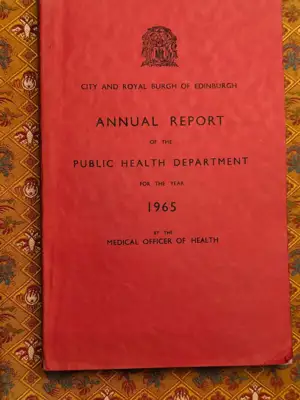 Снимка за обява „City and royal burgh of Edinburgh annual health report 1965"