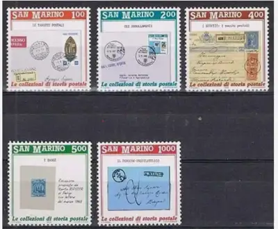Снимка за обява „Сан Марино 1989 г. Филателия - 1 издание (**) MNH - чиста серия"