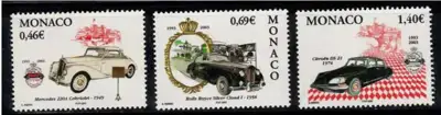 Снимка за обява „2002 г. Монако - Автомобили - чиста серия."