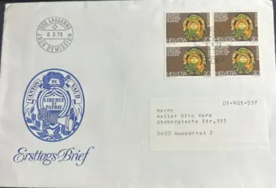 Снимка за обява „Швейцария 1978"
