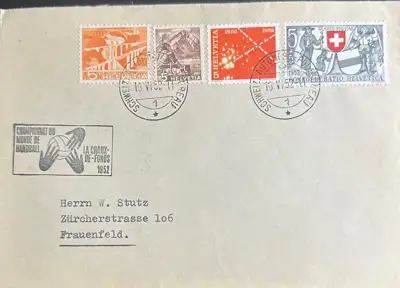 Снимка за обява „Швейцария 1952 Спорт"