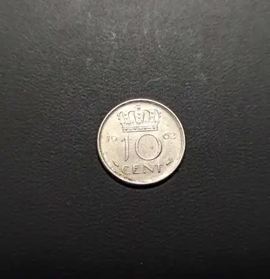 Снимка за обява „🇳🇱 Холандия 1962 10 цента 🇳🇱"