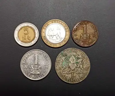 Снимка за обява „🇰🇪 Лот монети Кения 5бр 🇰🇪"