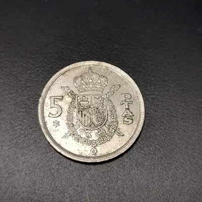 Снимка за обява „🇪🇸 Испания 1975 5 песети 🇪🇸"