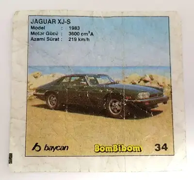 Снимка за обява „⭐ Картинка BomBibom 1-60 34 Jaguar XJ-S ⭐"