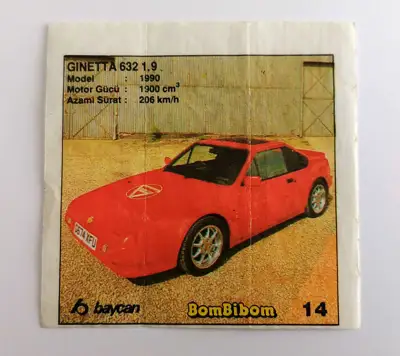 Снимка за обява „⭐ Картинка BomBibom 1-60 14 Ginetta 632 1.9 ⭐"