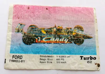 Снимка за обява „⭐ Картинка Turbo Турбо черно 62 Ford Tyrrell-011 ⭐"