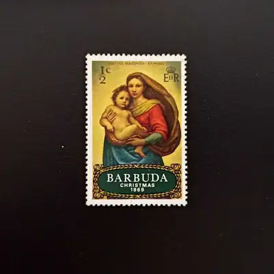 Снимка за обява „🇦🇬 Барбуда 1969 1/2 цента Коледа 🇦🇬"