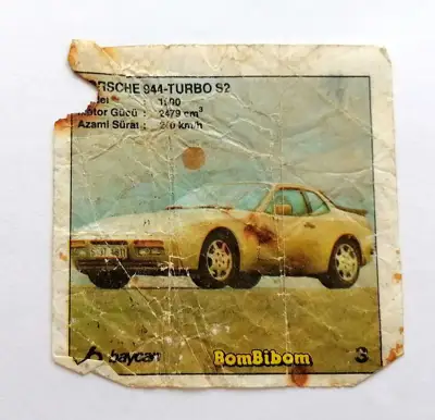 Снимка за обява „⭐ Картинка BomBibom 1-60 3 Porsche 944-Turbo S2 ⭐"