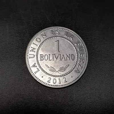 Снимка за обява „🇧🇴 Боливия 2012 1 боливиано 🇧🇴"