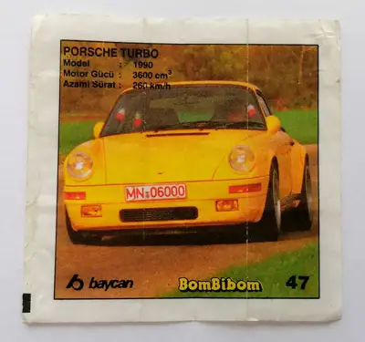 Снимка за обява „⭐ Картинка BomBibom 1-60 47 Porsche Turbo ⭐"