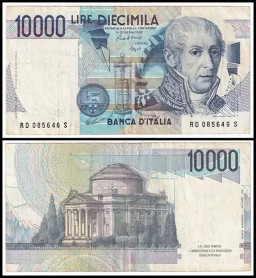 Снимка за обява „🇮🇹 Италия 1984 10000 лири 🇮🇹"