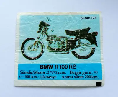 Снимка за обява „⭐ Картинка Би-Бип 124 BMW R 100 RS ⭐"