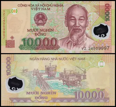 Снимка за обява „🇻🇳 Виетнам 2024 10000 донг полимер UNC нова 🇻🇳"