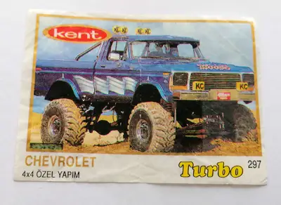 Снимка за обява „⭐ Картинка Turbo Турбо жълто 297 Chevrolet 4x4 Ozel ⭐"