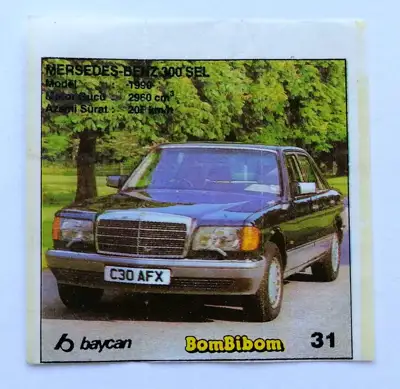 Снимка за обява „⭐ Картинка BomBibom 1-60 31 Mersedes-Benz 300 SEL ⭐"