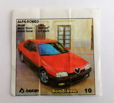 Снимка за обява „⭐ Картинка BomBibom 1-60 10 Alfa Romeo ⭐"