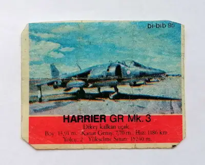 Снимка за обява „⭐ Картинка Би-Бип 95 Harrier GR Mk.3 ⭐"