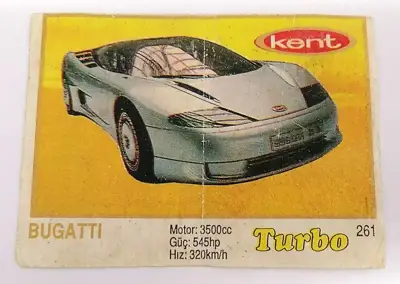 Снимка за обява „⭐ Картинка Turbo Турбо жълто 261 Bugatti ⭐"