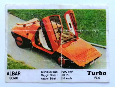 Снимка за обява „⭐ Картинка Turbo Турбо черно 64 Albar Sonic ⭐"