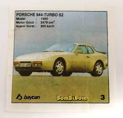 Снимка за обява „⭐ Картинка BomBibom 1-60 3 Porsche 944-Turbo S2 ⭐"