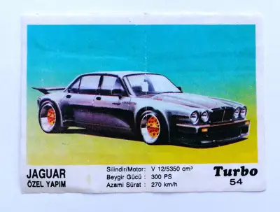 Снимка за обява „⭐ Картинка Turbo Турбо черно 54 Jaguar Ozel Yapim ⭐"