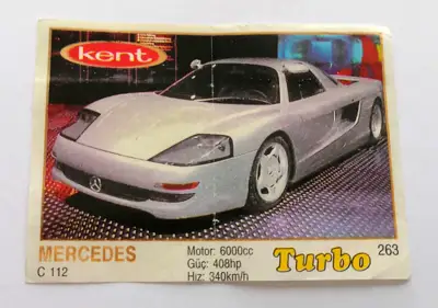 Снимка за обява „⭐ Картинка Turbo Турбо жълто 263 Mercedes C 112 ⭐"
