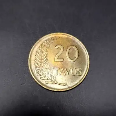 Снимка за обява „🇵🇪 Перу 1960 20 сентавос 🇵🇪"