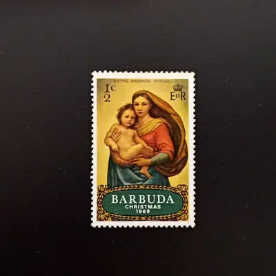 Снимка за обява „🇦🇬 Барбуда 1969 1/2 цента Коледа 🇦🇬"