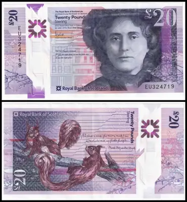 Снимка за обява „🏴󠁧󠁢󠁳󠁣󠁴󠁿 Шотландия 2021 20 паунда 🏴󠁧󠁢󠁳󠁣󠁴󠁿"