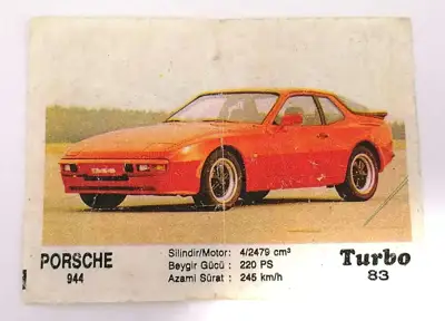 Снимка за обява „⭐ Картинка Turbo Турбо черно 83 Porsche 944 ⭐"