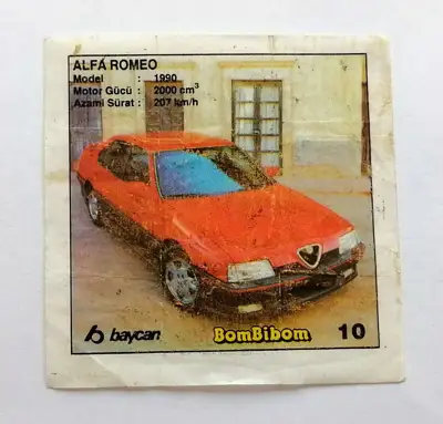 Снимка за обява „⭐ Картинка BomBibom 1-60 10 Alfa Romeo ⭐"