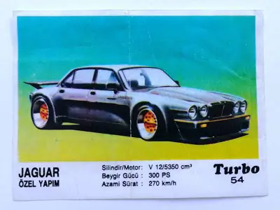 Снимка за обява „⭐ Картинка Turbo Турбо черно 54 Jaguar Ozel Yapim ⭐"