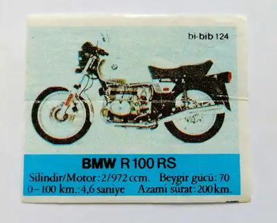 Снимка за обява „⭐ Картинка Би-Бип 124 BMW R 100 RS ⭐"