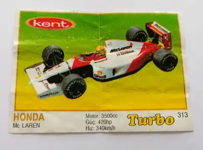 Снимка за обява „⭐ Картинка Turbo Турбо жълто 313 Honda Mc Laren ⭐"