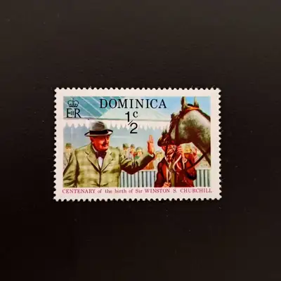 Снимка за обява „🇩🇲 Доминика 1974 1/2 цента Чърчил 🇩🇲"
