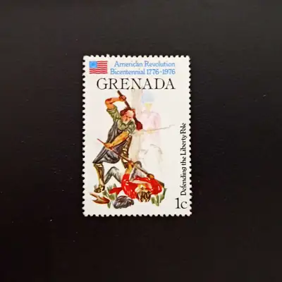 Снимка за обява „🇬🇩 Гренада 1976 1 цент Американска Революция 🇬🇩"