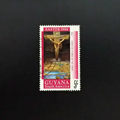 Снимка за обява „🇬🇾 Гвиана 1968 5 цента Великден 🇬🇾"
