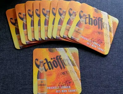 Снимка за обява „⭐ Комплект подложки Schöfferhofer 10 броя Шоферхофер ⭐"