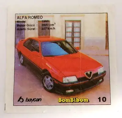 Снимка за обява „⭐ Картинка BomBibom 1-60 10 Alfa Romeo ⭐"