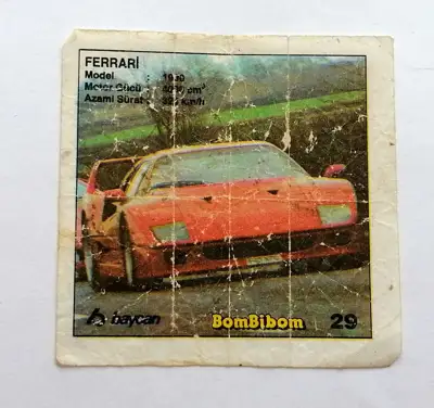 Снимка за обява „⭐ Картинка BomBibom 1-60 29 Ferrari ⭐"