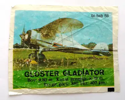 Снимка за обява „⭐ Картинка Би Бип Bi Bib 88 Gloster Gladiator ⭐"