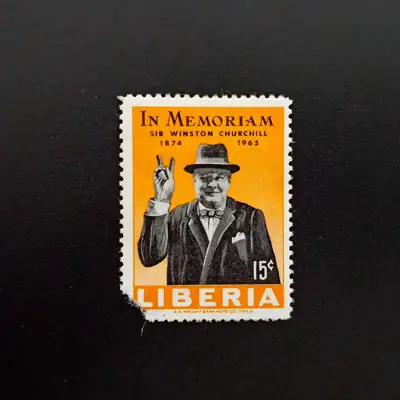 Снимка за обява „🇱🇷 Либерия 1966 15 цента Чърчил 🇱🇷"