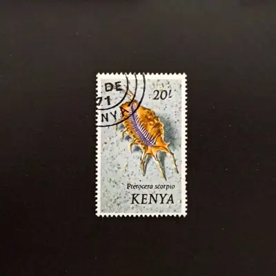 Снимка за обява „🇰🇪 Кения 1971 20 шилинга Раковини 🇰🇪"