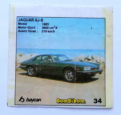 Снимка за обява „⭐ Картинка BomBibom 1-60 34 Jaguar XJ-S ⭐"