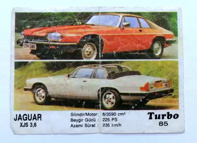 Снимка за обява „⭐ Картинка Turbo Турбо черно 85 Jaguar XJS 3,6 ⭐"
