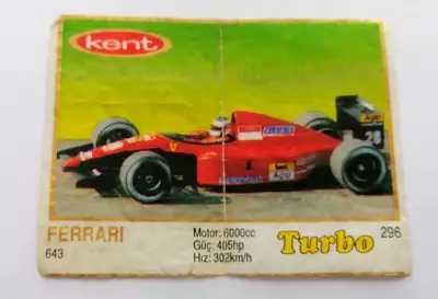Снимка за обява „⭐ Картинка Turbo Турбо жълто 296 Ferrari 643 ⭐"